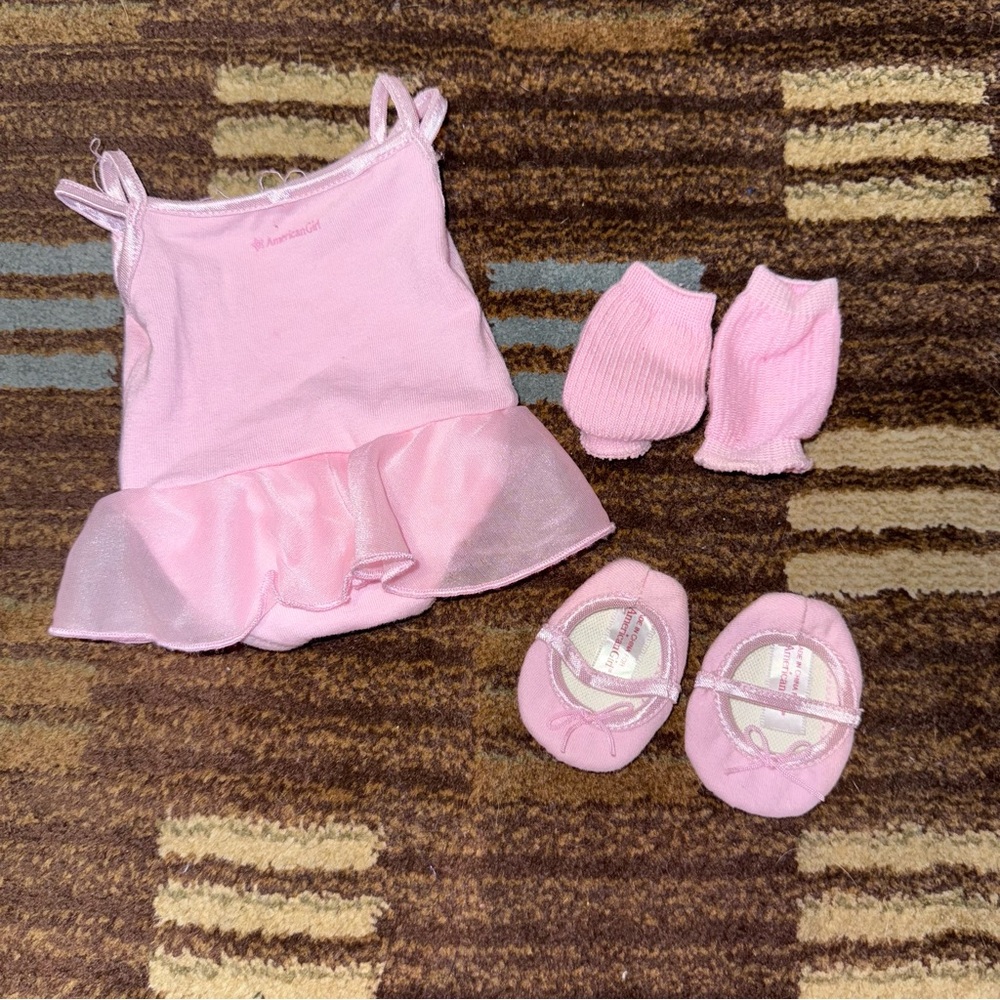 American Girl Pink Ballet Outfit Set